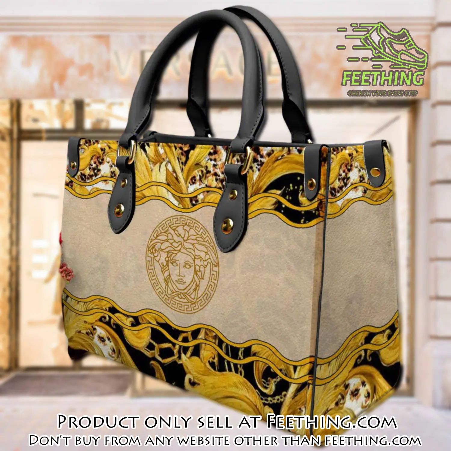 Versace women luxury leather handbag 3d lhb1041 ft5335017